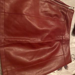 Forever 21 leather skirt